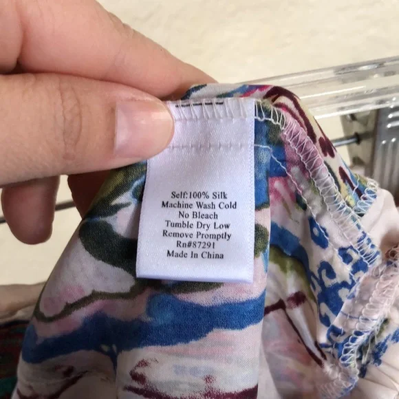 Johnny Was | Printed Silk Pant - Picture 7 of 7